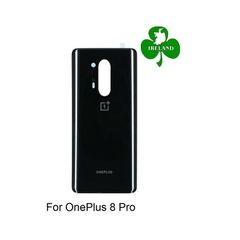 For OnePlus 8 Pro Back Battery Cover Rear Glass Panel Housing Case Black New