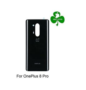 For OnePlus 8 Pro Back Battery Cover Rear Glass Panel Housing Case Black New