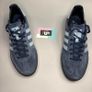 Adidas Jeans Navy Blue Suede Black Leather Image 2