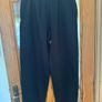 Brand new black Fruit of the loom loose fit cuffed unisex joggers size L Postage included Image 2