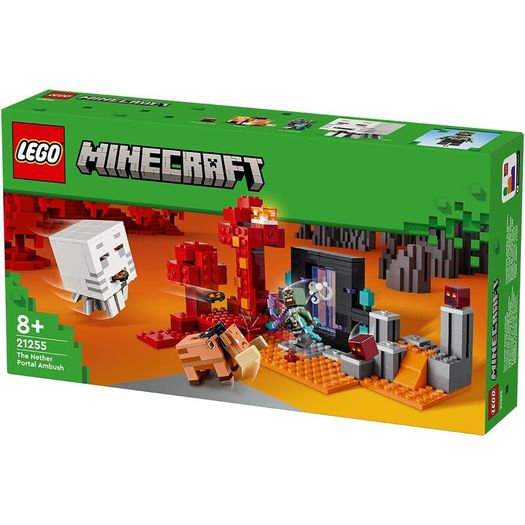 LEGO Minecraft 21255 The Nether Portal Ambush - New | Original Box | 24h Shipping