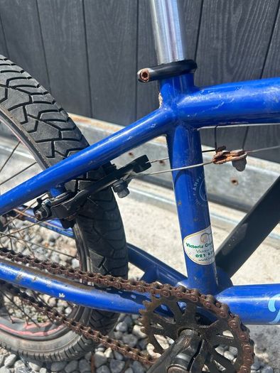 Navy blue bmx