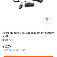 L.R Baggs vtc ELEMENT pickup