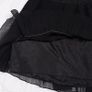 Hugo Boss Vintage Black High Waisted Smocked Tiered Ruffle Chiffon Silk Mini Skirt 6UK/34EU Image 4