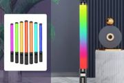 BTFOOR RGB LED Photography Light Wand - USB Rechargeable, Adjustable Brightness &amp; Temperature, Colorful Video Stick for Studio &amp; Party Lighting