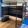 X Rocker high sleeper bed & gaming desk Image 2