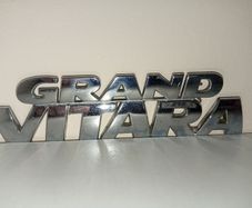 suzuki grand vitara trunk tailgate boot lid emblem badge decal logo chrome rear