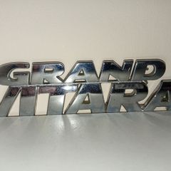 suzuki grand vitara trunk tailgate boot lid emblem badge decal logo chrome rear