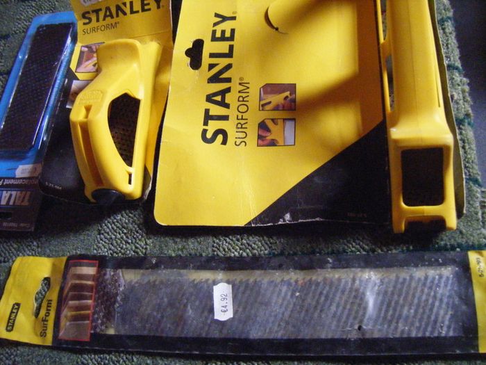 Stanley surform 2 types  + 3 spare blades