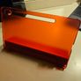 Samsung Tab S9-S9 FE Tri-FOLD folio case red color Image 4