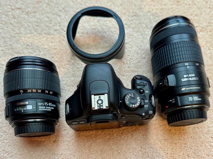 Canon EOS 550D Two Lens System