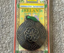 "The Knot" Cold Cast Bronze Pendant / Ornament handmade in Ireland
