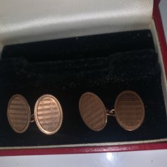 Henry griffiths and sons 9.375 engraved Cufflinks