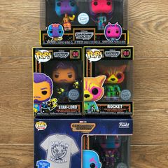Guardians of the Galaxy Vol.3 Blacklight Bundle (5 Pops & T-Shirt)