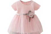 New Summer Girls Sleeveless Flower Tutu Dress Princess Birthday Party Dress size 2-3yrs