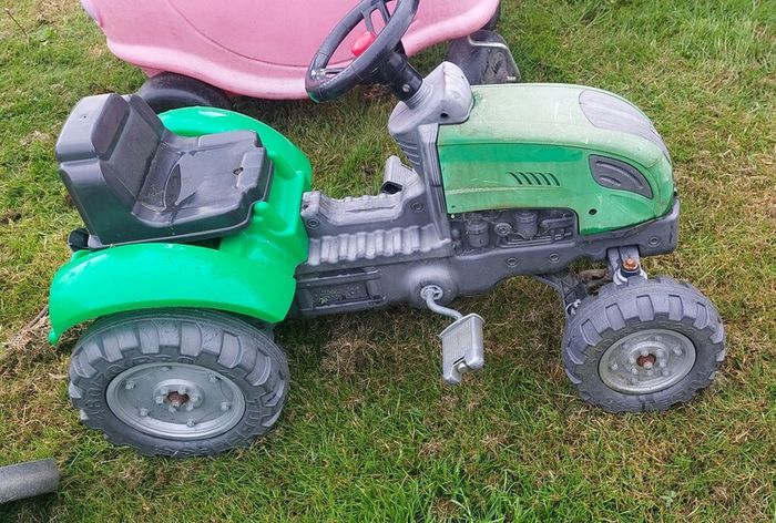 green tractor
