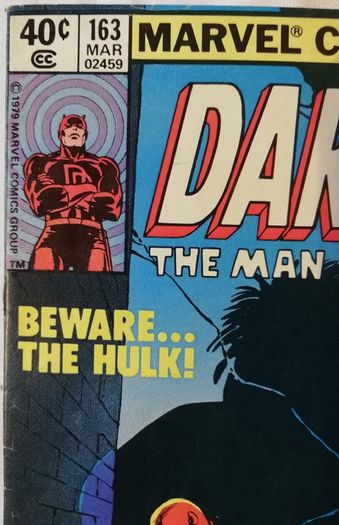 Daredevil #163 VS Hulk Bronze Age (1980)