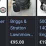 Briggs and Stratton lawnmower ( petrol engine) Image 6