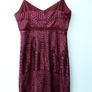 Guess Gianni embroidered mesh-inset dress Image 2