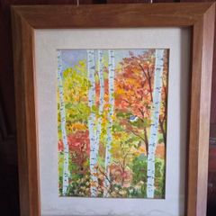 Original Kevin O Brien Irish Watercolour Autumn 2004