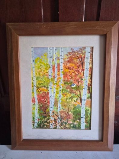Original Kevin O Brien Irish Watercolour Autumn 2004