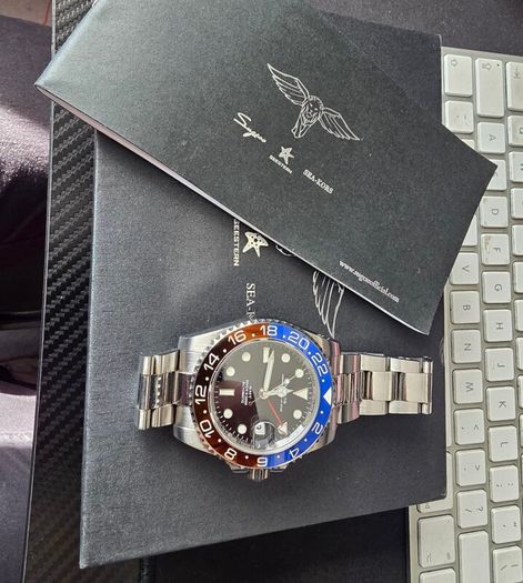 Sugess GMT pepsi Automatic 40mm