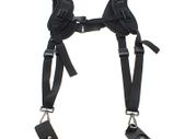 Double Dual Shoulder Strap Sling Belt For Two Cameras DSLR
