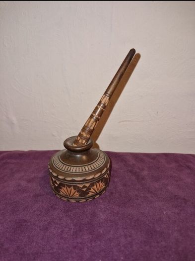 Hand Carved African wooden pen