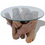 Coffee Table Solid Teak Driftwood 60 cm Image 4