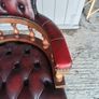 Vintage Leather Captains Chair Image 2