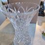 Lovely Vintage Crystal Vase No Stamp But In Good Condition Image 6