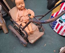Antique Childs Pram @Doll
