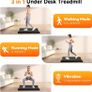 4 in 1 Walking Vibration Pad, Under Desk Treadmill, 4 Vibration Modes, Portable Vibration Walking Pad for Homes and Offices Image 3