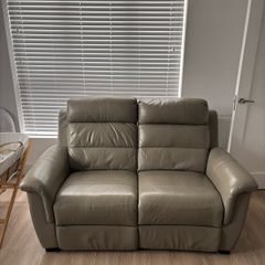 leather recline couch