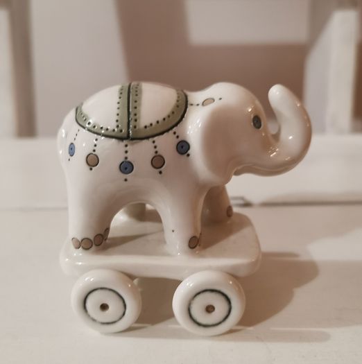 Small Ceramic Elephant Ornament