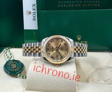 Rolex datejust midsize 18k gold/steel jubilee