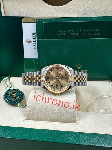 Rolex datejust midsize 18k gold/steel jubilee