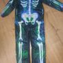 Brand New x2 Piece Skeleton Costume - Mask & Overall - Size - 5-6 Years Image 6