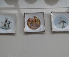 Vintage China Wall Plates.