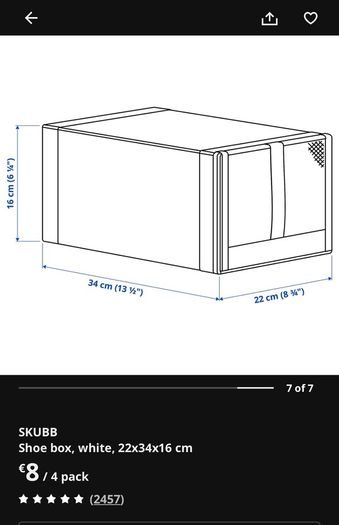 Ikea Shoe Boxes