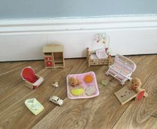 Sylvanian Families nursery set.