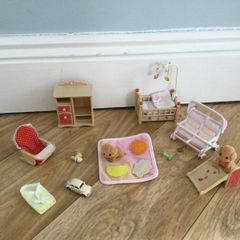 Sylvanian Families nursery set.