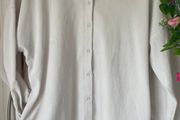 shacket Zara size medium fine cream cord jacket