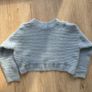 TIFFOSI pastel blue cropped fluffy jumper size S Image 4