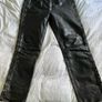 Leather biker trousers - Raberg Image 2