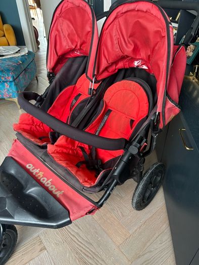 Out n about double buggy