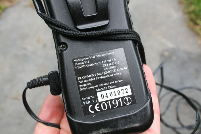 Silva S12 Waterproof Hand Held Marine VHF Radio
