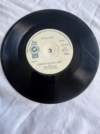 Curated Job Lot of 54 Vintage 7" Vinyl Records - ALL Pressed in Ireland (John Lennon, Pink Floyd, The Kinks)
