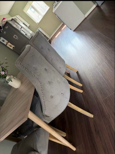 dining table and chairs