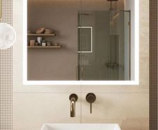 Mia LED Bluetooth 700 x 600mm Bathroom Cabinet